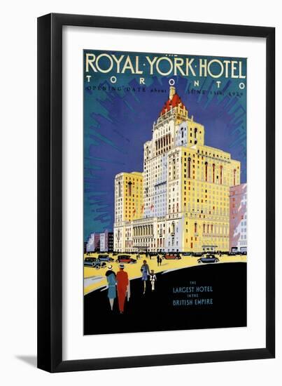 New York Hotel Of Toronto-null-Framed Art Print