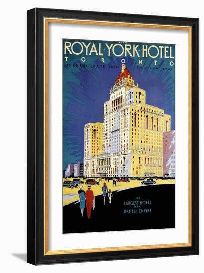 New York Hotel Of Toronto-null-Framed Art Print