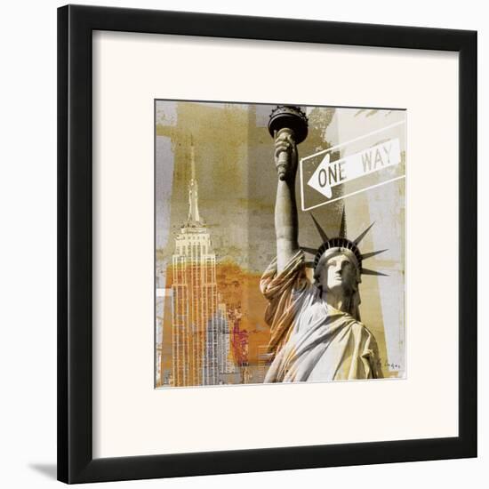 New York II-Gery Luger-Framed Art Print