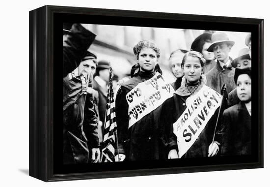 New York Labor Day 1909-null-Framed Stretched Canvas