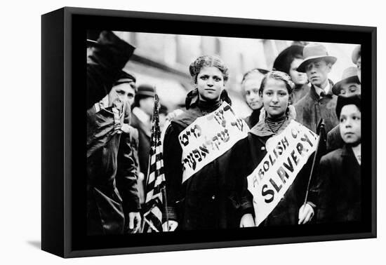 New York Labor Day 1909-null-Framed Stretched Canvas