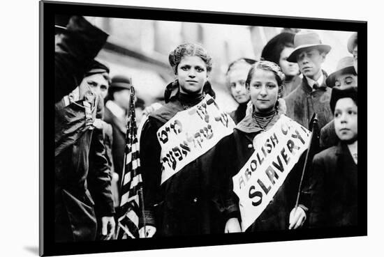 New York Labor Day 1909-null-Mounted Art Print