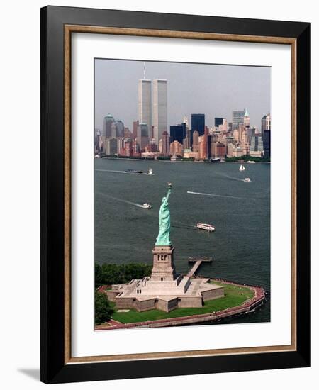 New York Landmark Statue Liberty-Ed Bailey-Framed Photographic Print