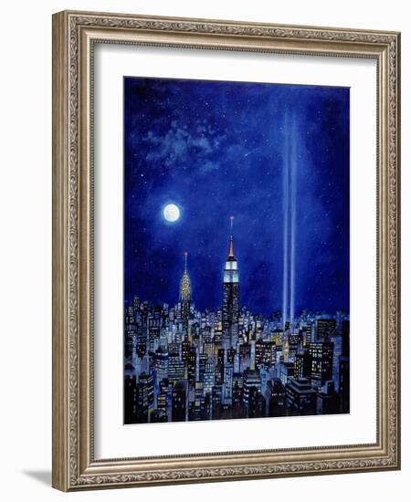 New York Lights 2002-Bill Bell-Framed Giclee Print