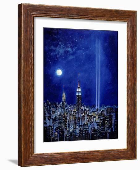 New York Lights 2002-Bill Bell-Framed Giclee Print