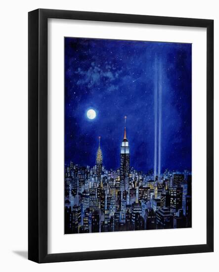 New York Lights 2002-Bill Bell-Framed Giclee Print