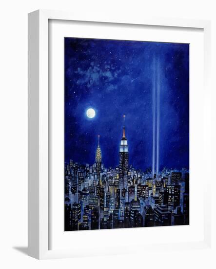 New York Lights 2002-Bill Bell-Framed Giclee Print