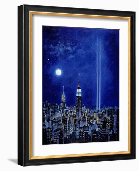 New York Lights 2002-Bill Bell-Framed Giclee Print