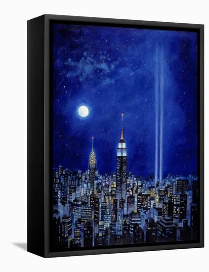 New York Lights 2002-Bill Bell-Framed Premier Image Canvas