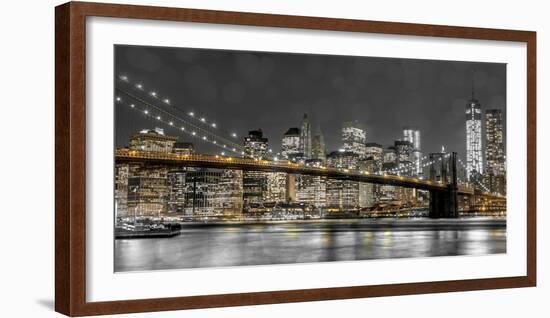 New York Lights-Assaf Frank-Framed Photographic Print