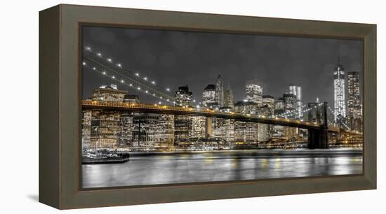 New York Lights-Assaf Frank-Framed Premier Image Canvas