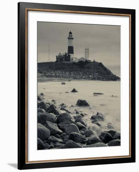 New York, Long Island, Montauk, Montauk Point Lighthouse, USA-Walter Bibikow-Framed Photographic Print