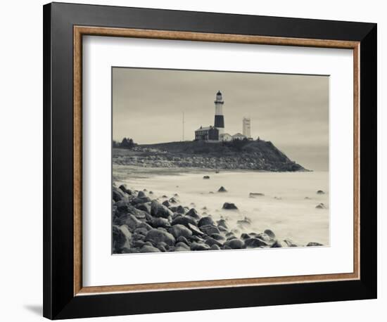 New York, Long Island, Montauk, Montauk Point Lighthouse, USA-Walter Bibikow-Framed Photographic Print