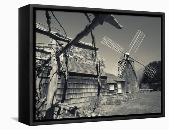 New York, Long Island, the Hamptons, East Hampton, Mulford Farmstead, Water Mill, USA-Walter Bibikow-Framed Premier Image Canvas