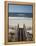 New York, Long Island, the Hamptons, Westhampton Beach, Beach View from Beach Stairs, USA-Walter Bibikow-Framed Premier Image Canvas