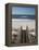 New York, Long Island, the Hamptons, Westhampton Beach, Beach View from Beach Stairs, USA-Walter Bibikow-Framed Premier Image Canvas