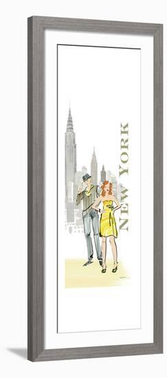 New York Lovers-Avery Tillmon-Framed Premium Giclee Print