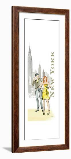 New York Lovers-Avery Tillmon-Framed Premium Giclee Print