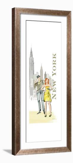 New York Lovers-Avery Tillmon-Framed Premium Giclee Print