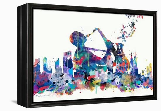 New York Mark 9-Mark Ashkenazi-Framed Premier Image Canvas