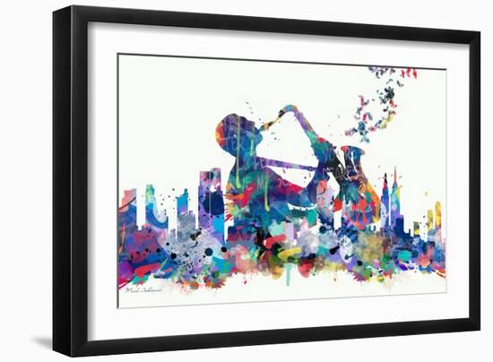 New York Mark 9-Mark Ashkenazi-Framed Giclee Print