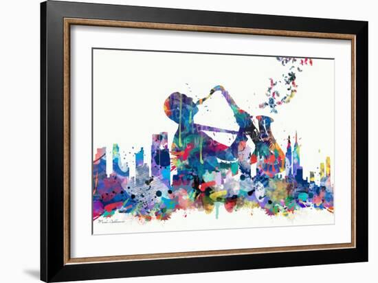 New York Mark 9-Mark Ashkenazi-Framed Giclee Print