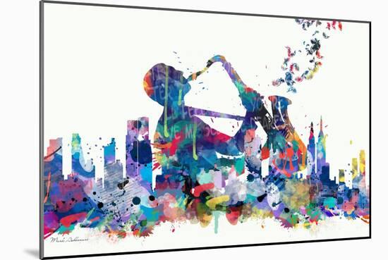 New York Mark 9-Mark Ashkenazi-Mounted Giclee Print