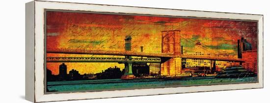 New York Memories-Julia Casey-Framed Stretched Canvas