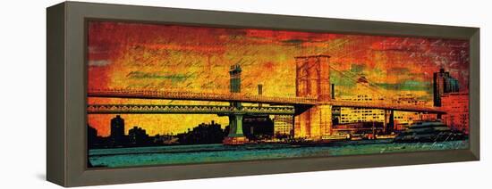 New York Memories-Julia Casey-Framed Stretched Canvas