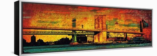 New York Memories-Julia Casey-Framed Stretched Canvas