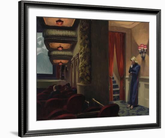 New York Movie, 1939-Edward Hopper-Framed Giclee Print