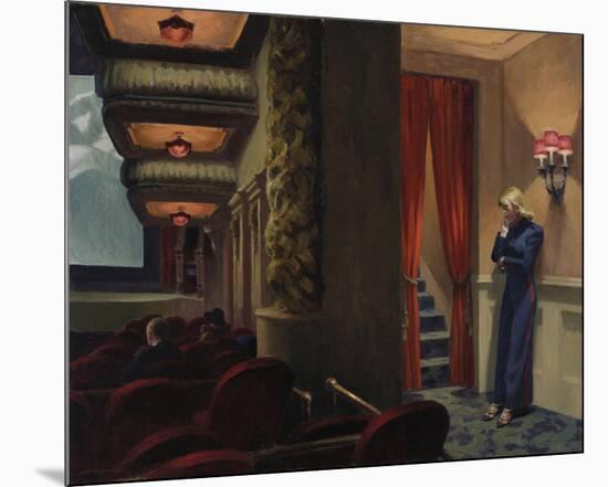 New York Movie, 1939-Edward Hopper-Mounted Giclee Print