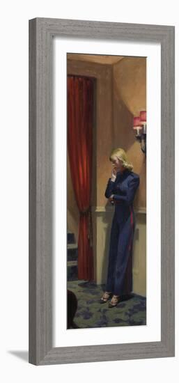 New York Movie - Detail-Edward Hopper-Framed Giclee Print