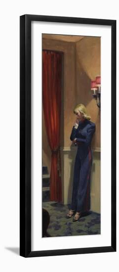 New York Movie - Detail-Edward Hopper-Framed Giclee Print