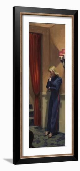 New York Movie - Detail-Edward Hopper-Framed Giclee Print