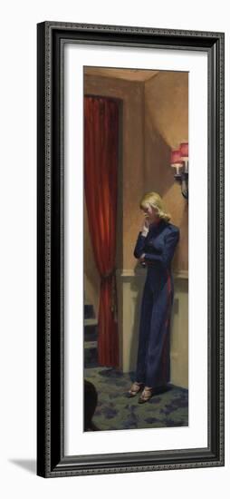 New York Movie - Detail-Edward Hopper-Framed Giclee Print