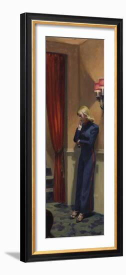 New York Movie - Detail-Edward Hopper-Framed Giclee Print