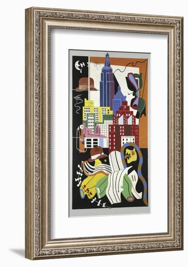 New York Mural, 1932-Stuart Davis-Framed Art Print