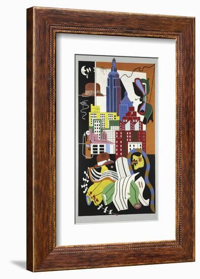 New York Mural, 1932-Stuart Davis-Framed Art Print