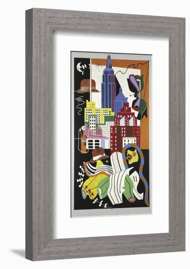 New York Mural, 1932-Stuart Davis-Framed Art Print