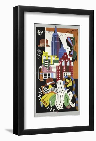 New York Mural, 1932-Stuart Davis-Framed Art Print