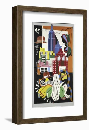 New York Mural, 1932-Stuart Davis-Framed Art Print