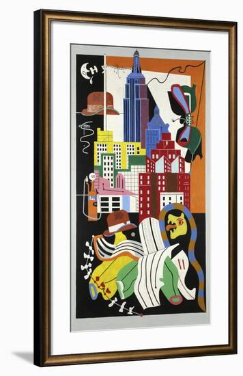 New York Mural, 1932-Stuart Davis-Framed Art Print