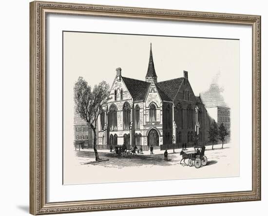 New York: New First Baptist Church on Pierrepont Street Brooklyn-null-Framed Giclee Print