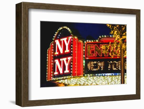 New York New York - Casino - Las Vegas - Nevada - United States-Philippe Hugonnard-Framed Photographic Print