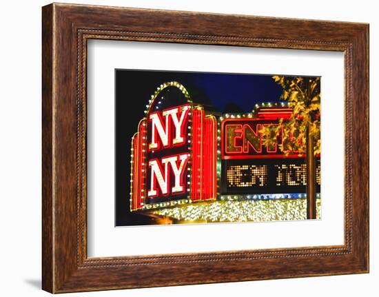 New York New York - Casino - Las Vegas - Nevada - United States-Philippe Hugonnard-Framed Photographic Print