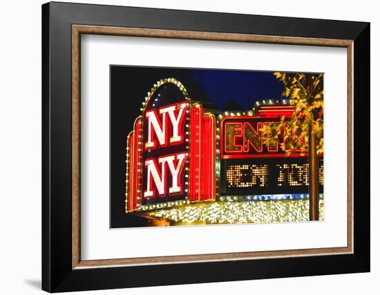 New York New York - Casino - Las Vegas - Nevada - United States-Philippe Hugonnard-Framed Photographic Print