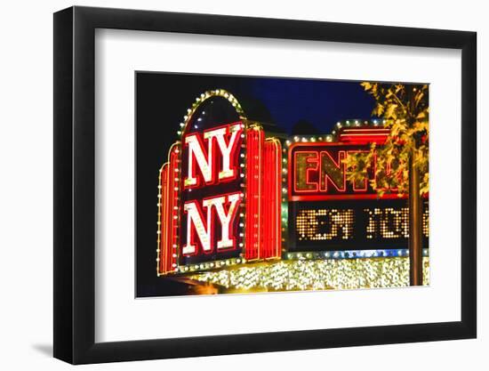 New York New York - Casino - Las Vegas - Nevada - United States-Philippe Hugonnard-Framed Photographic Print