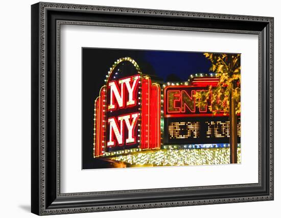 New York New York - Casino - Las Vegas - Nevada - United States-Philippe Hugonnard-Framed Photographic Print