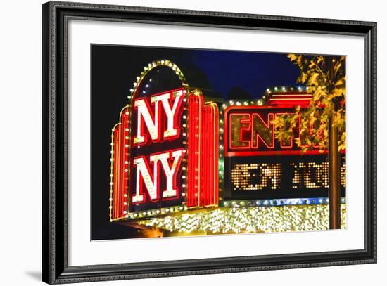 New York New York - Casino - Las Vegas - Nevada - United States-Philippe Hugonnard-Framed Photographic Print